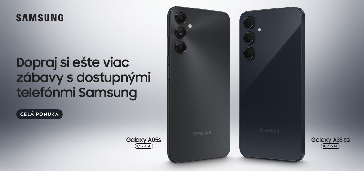 Dopraj si ešte viac zábavy s dostupnými telefónmi Samsung