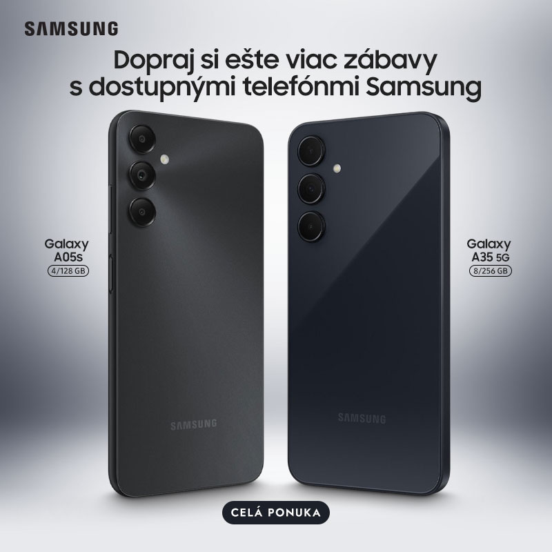 Dopraj si ešte viac zábavy s dostupnými telefónmi Samsung