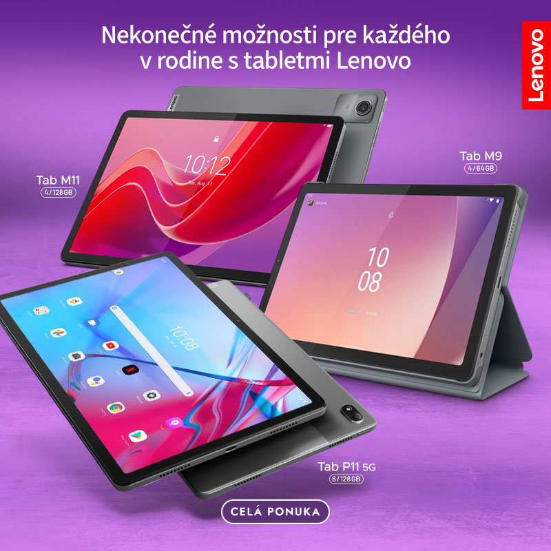 Nekonečné možnosti pre každého v rodine s tabletmi Lenovo