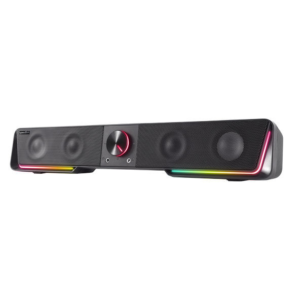 Soundbar, Gravity black- RGB Stereo Speedlink