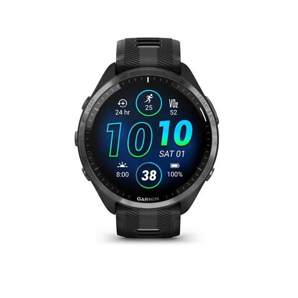 Garmin Forerunner 965, čierna/svetlosivá