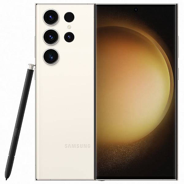 Samsung Galaxy S23 Ultra, 12/512GB, krémová, Trieda B - použité, záruka 12 mesiacov