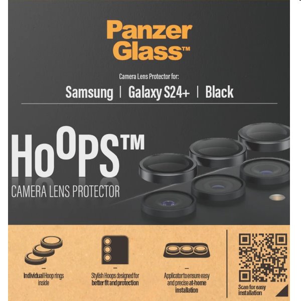 PanzerGlass Ochranný kryt objektívu fotoaparátu Hoops pre Samsung Galaxy S24 Plus