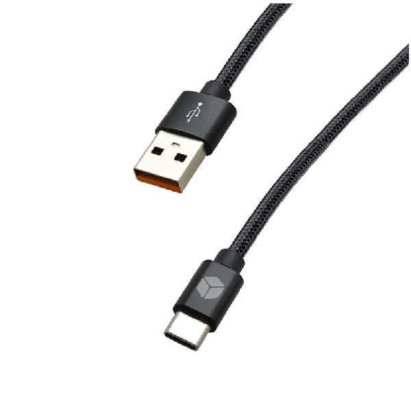 Sturdo Dátový a nabíjací kábel USB/USB-C, 3A, 1.5m, čierny KAB-0112-STU-TYPEC