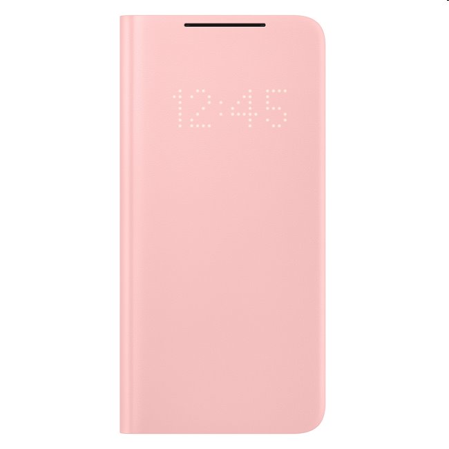 Samsung LED View Cover S21 Plus, pink, použitý, záruka 12 mesiacov EF-NG996PPEGEE