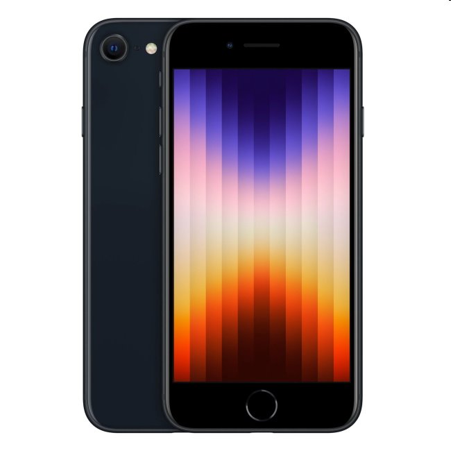 Apple iPhone SE (2022) 64GB, midnight, Trieda C - použité, záruka 12 mesiacov