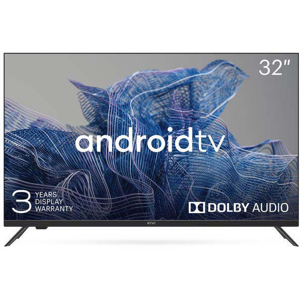 KIVI TV 32H740NB, 32" (81 cm), HD, Google Android TV, čierna