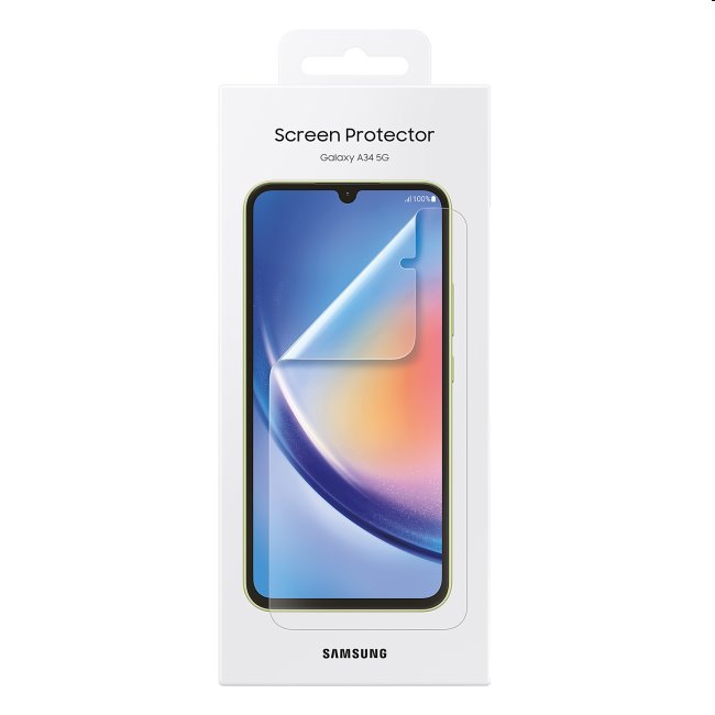 Samsung Screen Protector A34, použitý, záruka 12 mesiacov EF-UA346CTEGWW