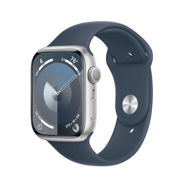 Apple Watch Series 9 GPS, 45mm, silver, Trieda B – použité, záruka 12 mesiacov