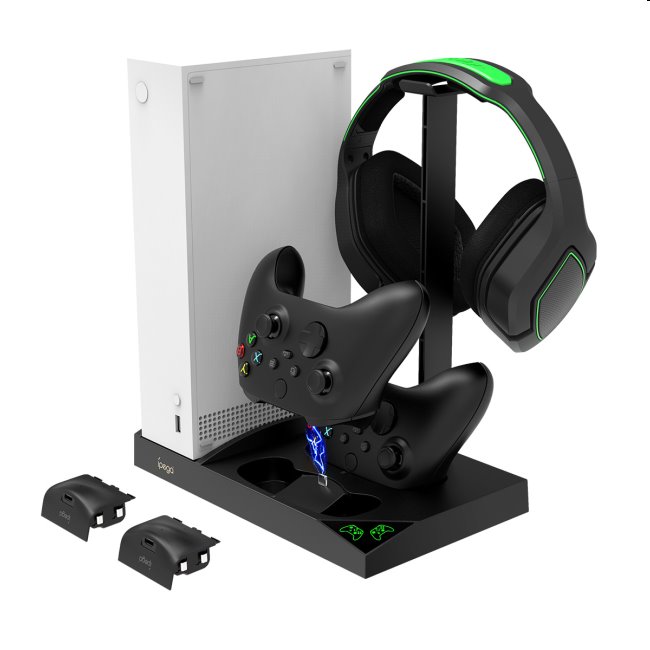 iPega Xbox Series S, Wireless controller, Wireless headset dock w/ batteries, black, použitý, záruka 12 mesiacov