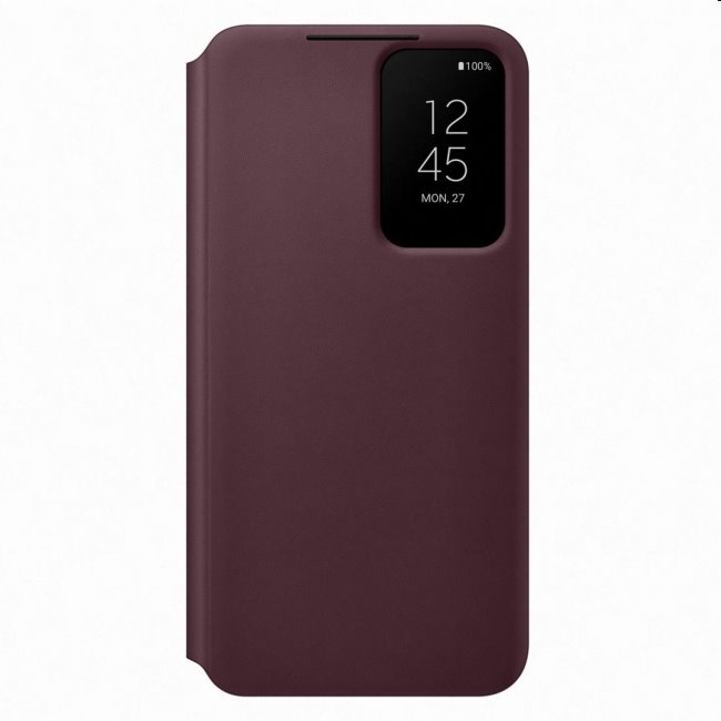 Samsung Clear View Cover S22 Plus, burgundy, vystavený, záruka 21 mesiacov EF-ZS906CEEGEE