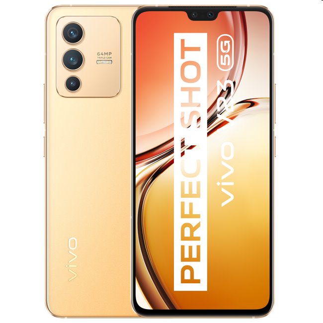 Vivo V23, 12/256GB, gold, vystavený, záruka 21 mesiacov