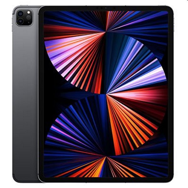 Apple iPad Pro 12.9" (2021) Wi-Fi + Cellular 128GB, space gray, Trieda A – použité, záruka 12 mesiacov