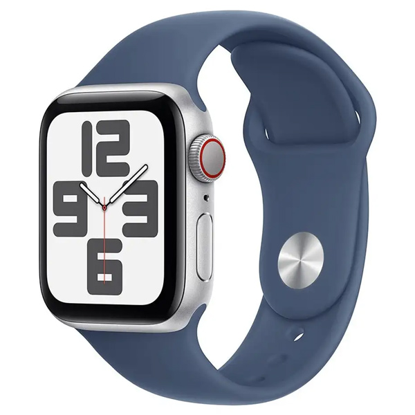 Apple Watch SE 2 GPS + Cellular 40mm silver Aluminium Case, Trieda A – použité, záruka 12 mesiacov