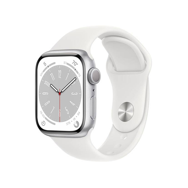 Apple Watch Series 8 GPS 45mm Silver Aluminium Case, Trieda C - použité, záruka 12 mesiacov