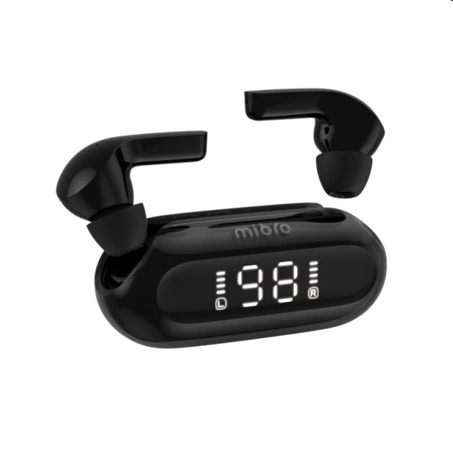 Mibro Earbuds 3 TWS, black, vystavený, záruka 21 mesiacov