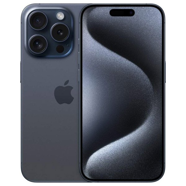 Apple iPhone 15 Pro, 256GB, blue titanium, Trieda B - použité, záruka 12 mesiacov