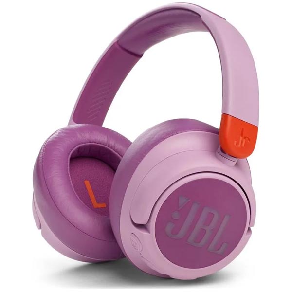 JBL JR460NC detské bezdrôtové slúchadlá, ružové