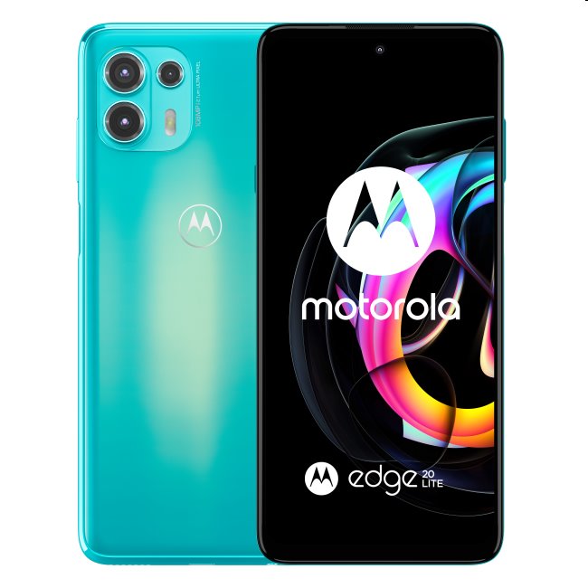 Motorola Edge 20 Lite, 8/128GB, green, Trieda B - použité, záruka 12 mesiacov