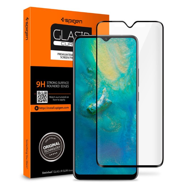 Ochranné sklo Spigen GLAS.tr Slim pre OnePlus 6T, Black