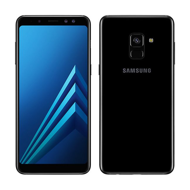 Samsung Galaxy A8 2018 - A530F, Single SIM, 32GB, čierna, Trieda C - použité, záruka 12 mesiacov