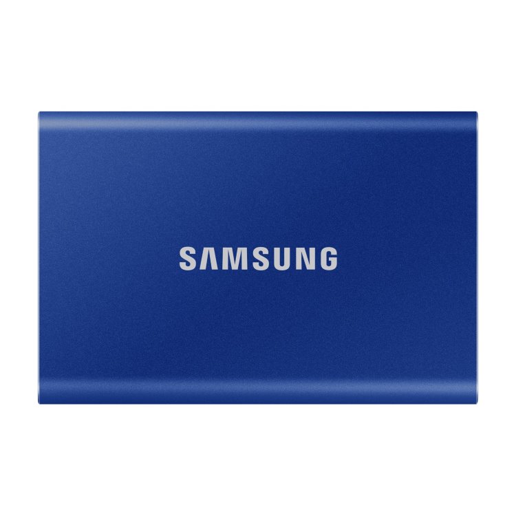 Samsung SSD disk T7, 1 TB, USB 3.2, modrá