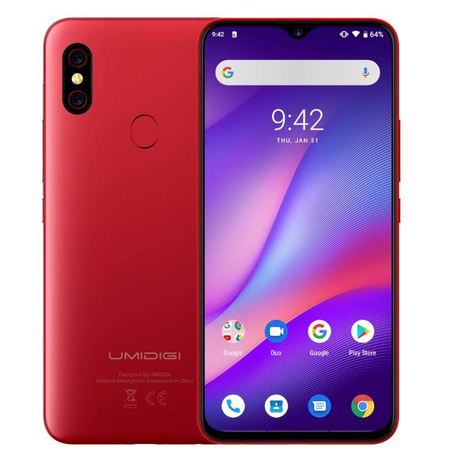 美品 UMIDIGI F1 Play red 6GB/64GB SIMフリー SALE30%OFF - www