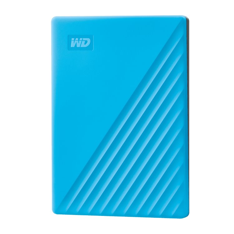 WD HDD My Passport Externý disk, 2 TB, USB 3.0, modrá