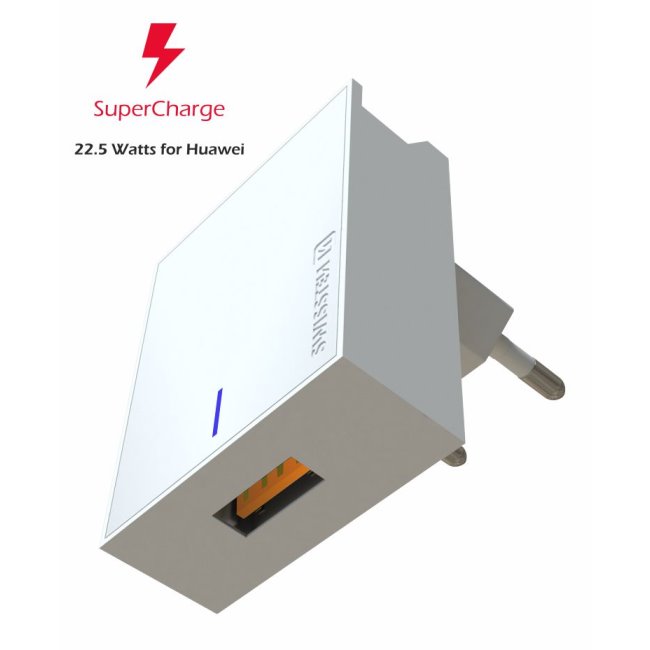 Rýchlonabíjačka Swissten Huawei Super Charge 22.5W, biela