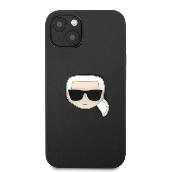 Zadný kryt Karl Lagerfeld TPU Choupette Head pre iPhone 13 mini, čierna