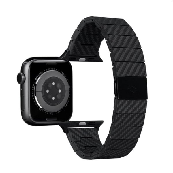 Pitaka Carbon Fiber remienok pre Apple Watch 7, 45 mm/6/SE/5/4, 44mm