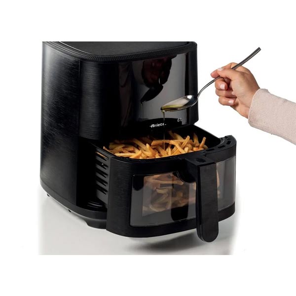 Ariete Airy Fryer 4626, teplovzdušná fritéza, čierna