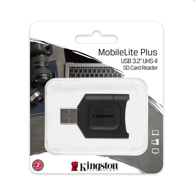 Čítačka pamäťových kariet Kingston MobileLite Plus, USB 3.2