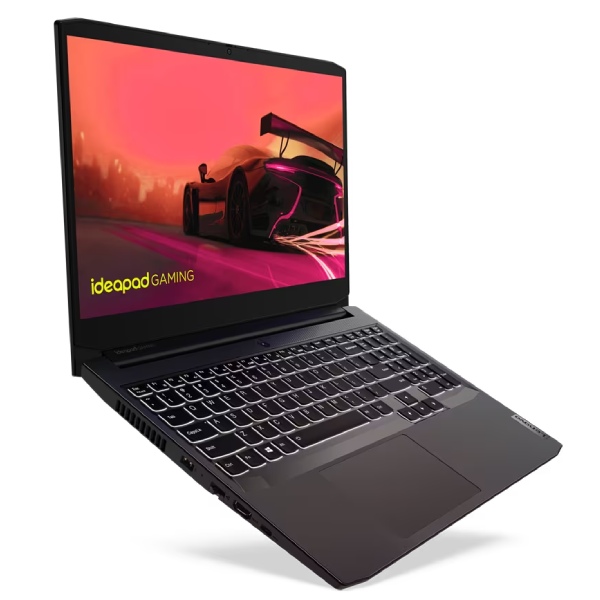 Lenovo IdeaPad Gaming 3 15ACH6, Ryzen5 5500H, 16/512 GB-SSD, 15,6" FHD IPS, AG RTX2050-4 GB, DOS, Shadow Black