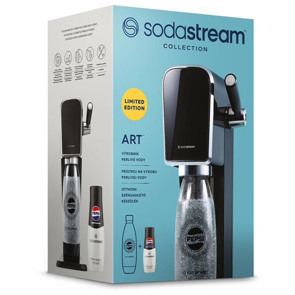 Sodastream Art pepsi zero megapack, čierny