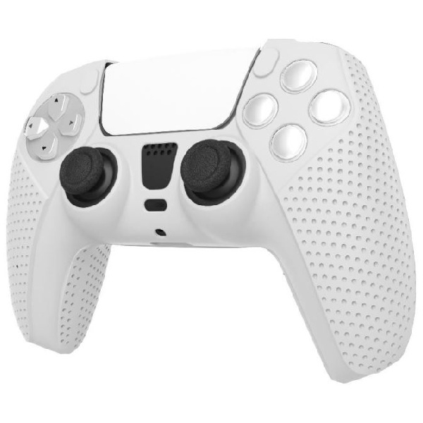 White Shark Silikonový obal BODY LOCK pre PS5, biely