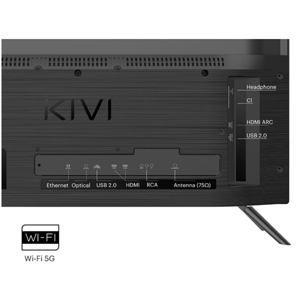 KIVI TV 24H760QB, 24" (61 cm), HD LED TV,  AndroidTV, čierny