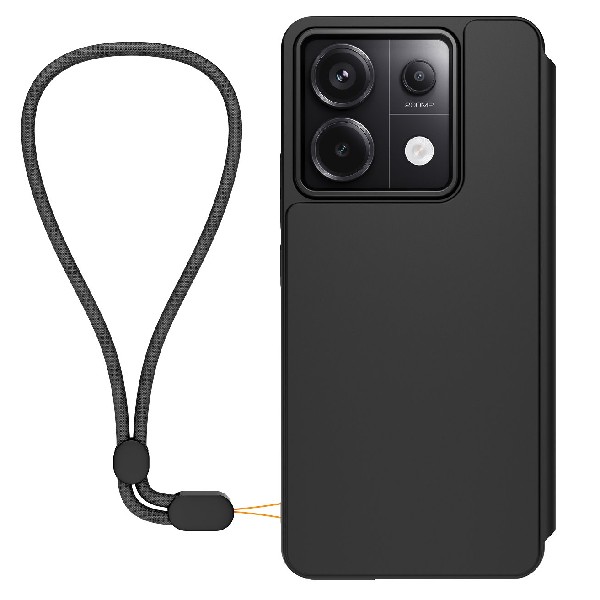 Made for Xiaomi TPU puzdro pre Xiaomi Redmi Note 13 Pro s pútkom, čierne