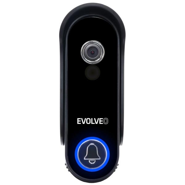 EVOLVEO DoorPhone W7, súprava domáceho bezdrôtového videotelefónu s WiFi strieborno čiernym monitorom