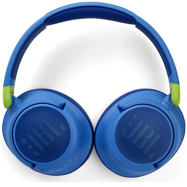 JBL JR460NC Blue detské bezdrôtové slúchadlá, modré