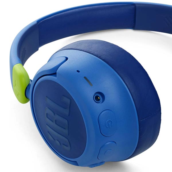 JBL JR460NC Blue detské bezdrôtové slúchadlá, modré