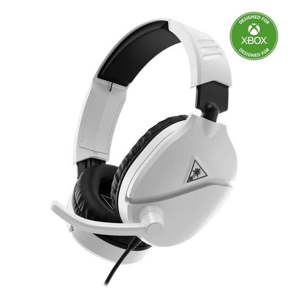 Turtle Beach herné slúchadlá RECON 70X, 3,5 mm, Xbox One/series X/S, PC/PS4/5, Nintendo, biele