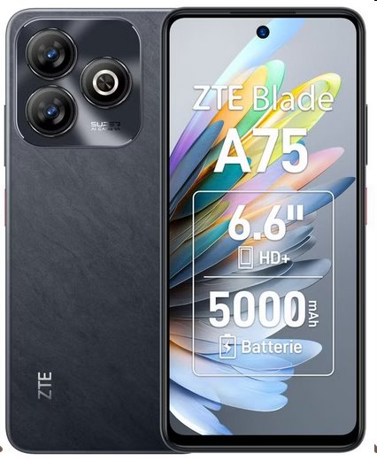 ZTE Blade A75 4G Black, 4GB+128GB