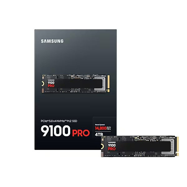 Samsung 9100 PRO PCIe 5.0 NVMe M.2 SSD - 4 TB