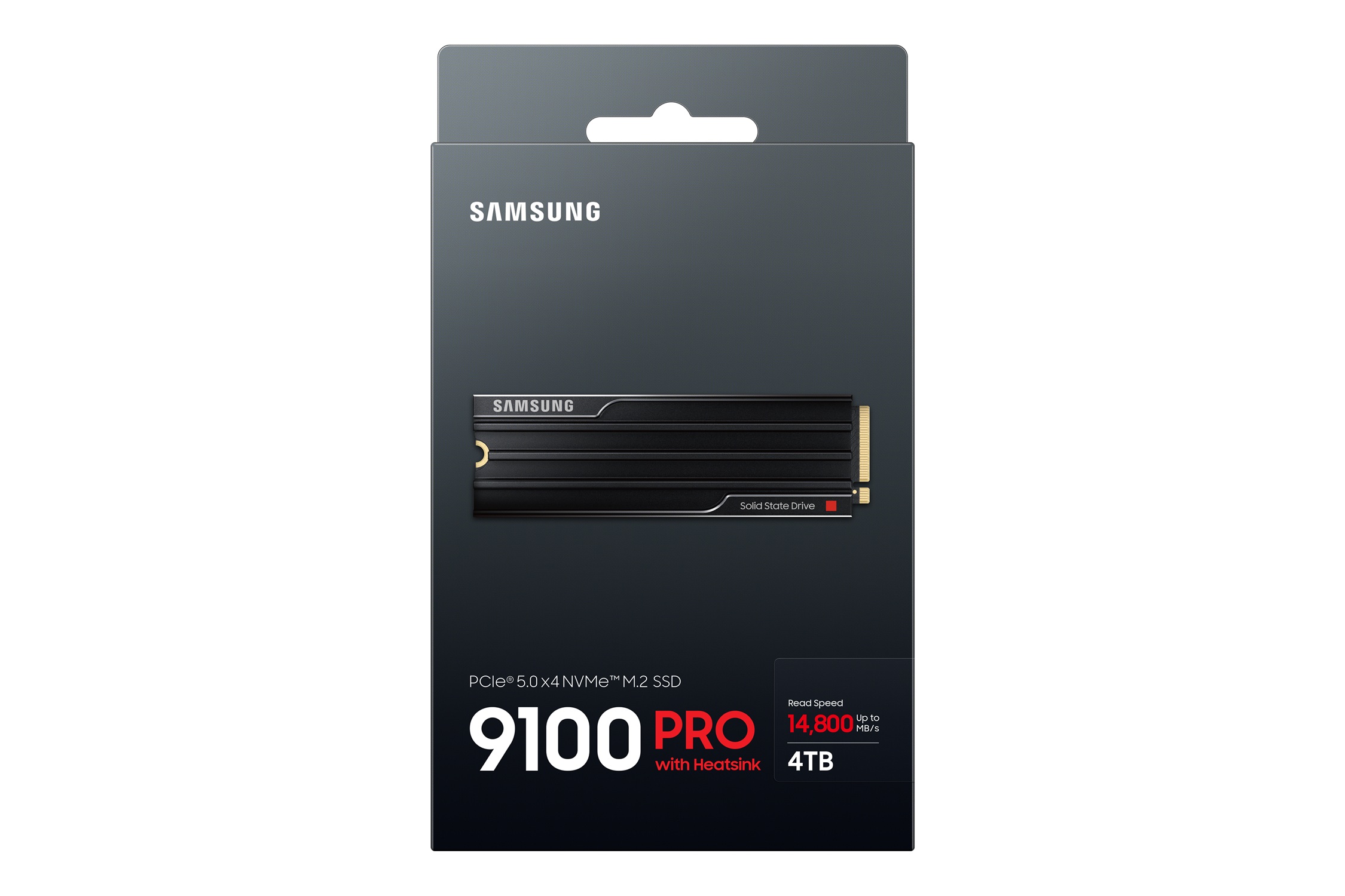 Samsung 9100 PRO with Heatsink PCIe 5.0 NVMe M.2 SSD – 4 TB