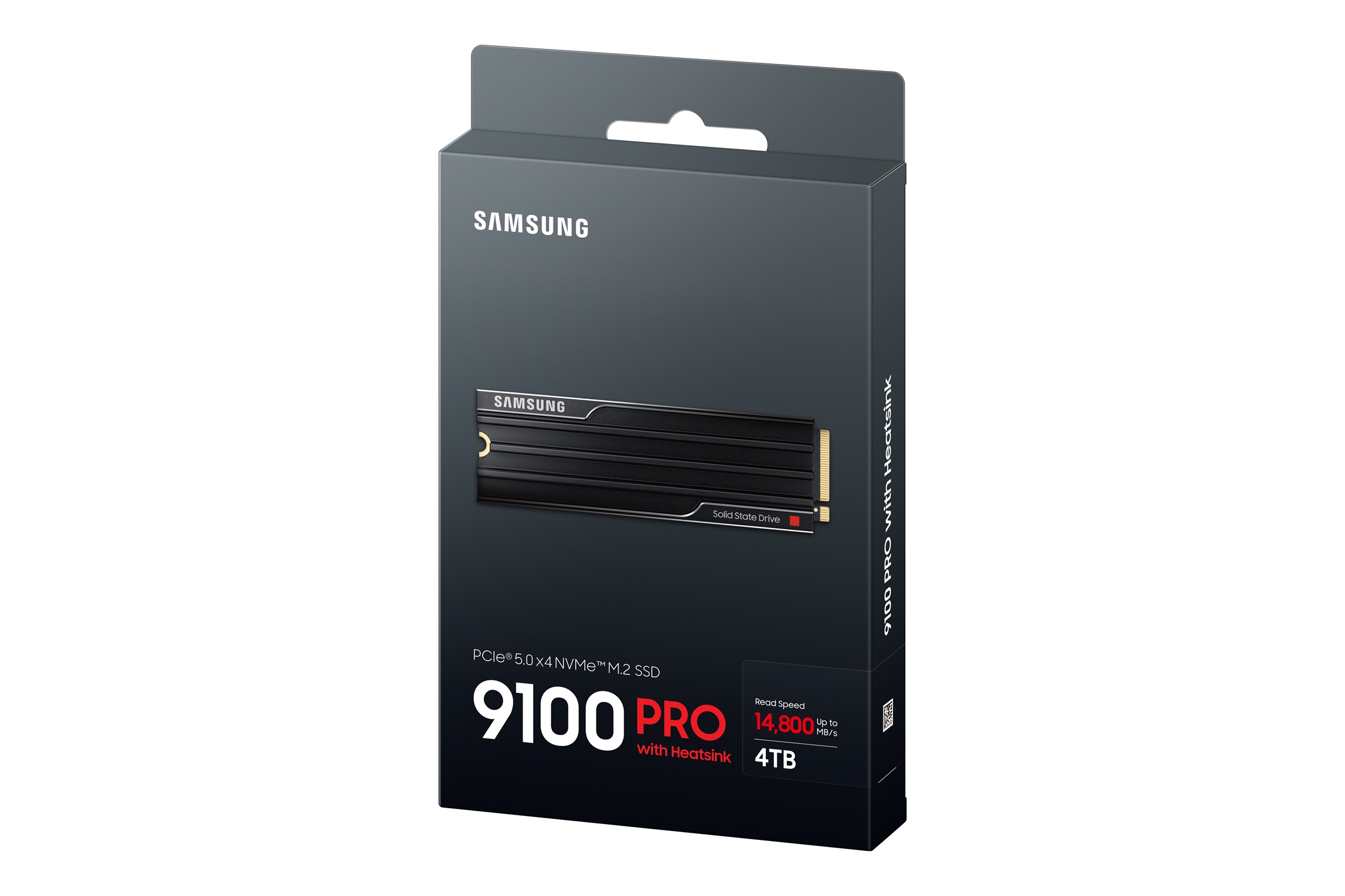 Samsung 9100 PRO with Heatsink PCIe 5.0 NVMe M.2 SSD – 4 TB