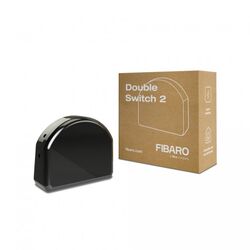 Fibaro Double Switch 2 , dvojspínač, 2 x 1,5 kW, čierna