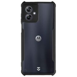 Puzdro Tactical Quantum Stealth pre Motorola G54 5G/Power Edition, transparentné/čierne