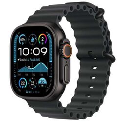 Apple Watch Ultra 2 GPS + Cellular 49mm Black Titanium Case with Black Ocean Band