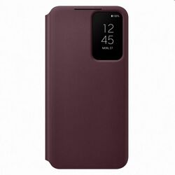 Samsung Clear View Cover S22 Plus, burgundy, vystavený, záruka 21 mesiacov